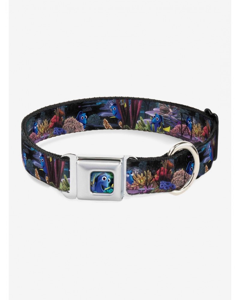 Disney Pixar Finding Dory Hiding Under The Sea Seatbelt Buckle Dog Collar $9.21 Pet Collars