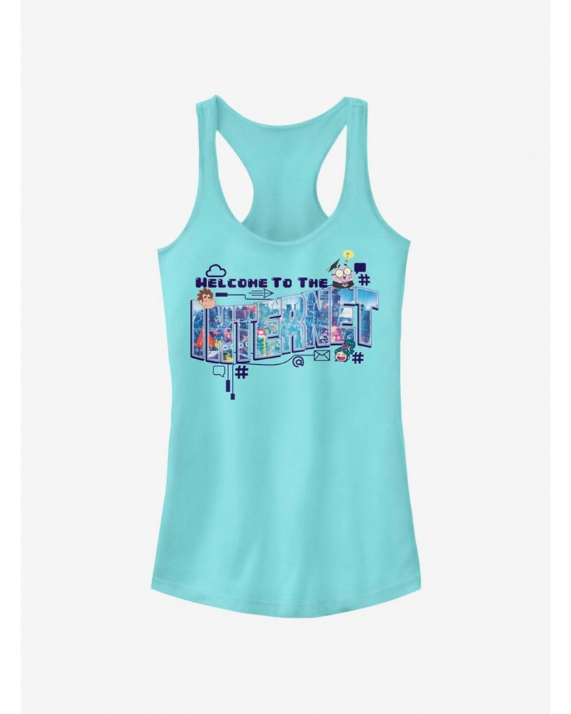 Disney Wreck-It Ralph Internet Welcome Girls Tank $8.17 Tanks