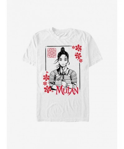 Disney Mulan Live Action Ink Line Frame T-Shirt $5.74 T-Shirts