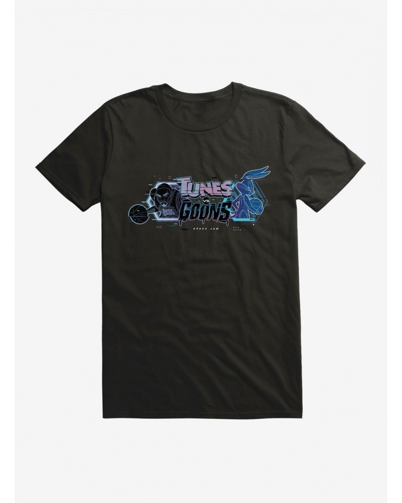 Space Jam: A New Legacy Tunes Vs Goons Cool Logo T-Shirt $7.27 T-Shirts