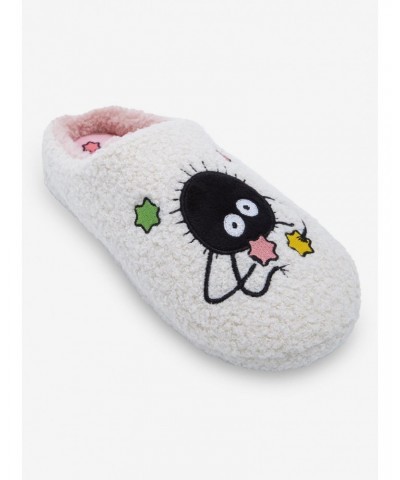 Studio Ghibli Spirited Away Soot Sprites Sherpa Plush Slippers $9.94 Slippers