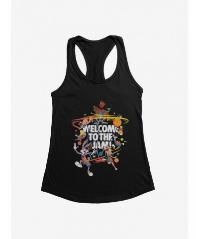 Space Jam: A New Legacy LeBron And Tune Squad Welcome To The Jam! Girls Tank $9.56 Tanks