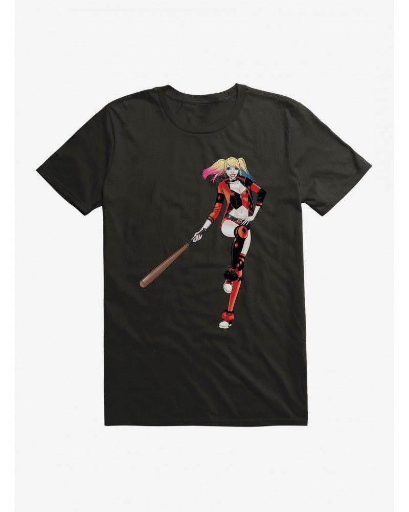 DC Comics Batman Harley Quinn Skipping Away T-Shirt $6.88 T-Shirts