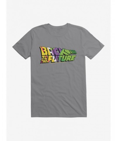 Back To The Future Colorful Script T-Shirt $8.03 T-Shirts