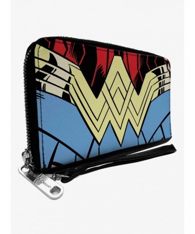 DC Comics Wonder Woman 1984 WW Belt Logo Close Up Zip Around Wallet $14.66 Wallets