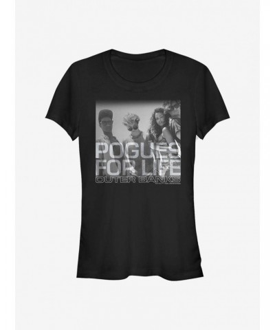 Outer Banks Pogues For Life Girls T-Shirt $8.19 T-Shirts