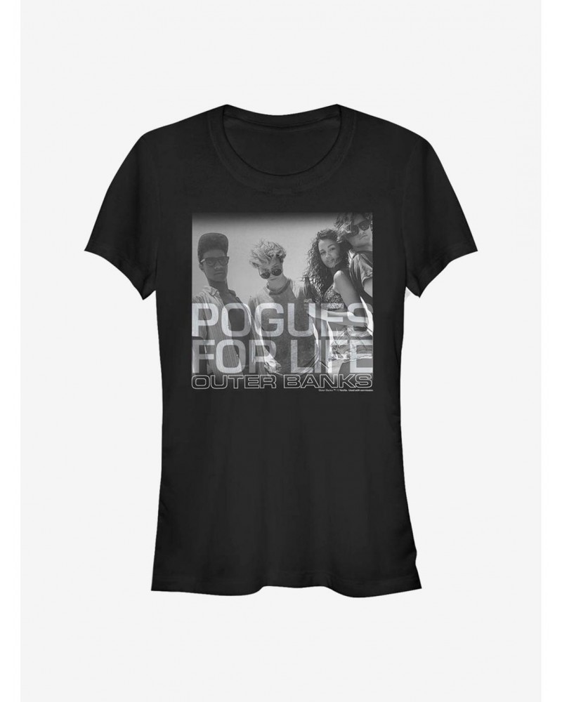 Outer Banks Pogues For Life Girls T-Shirt $8.19 T-Shirts