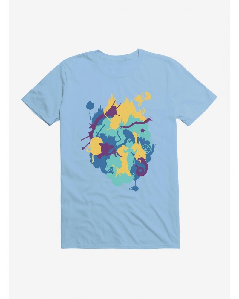 Adventure Time Colorblock Silhouettes T-Shirt $8.03 T-Shirts