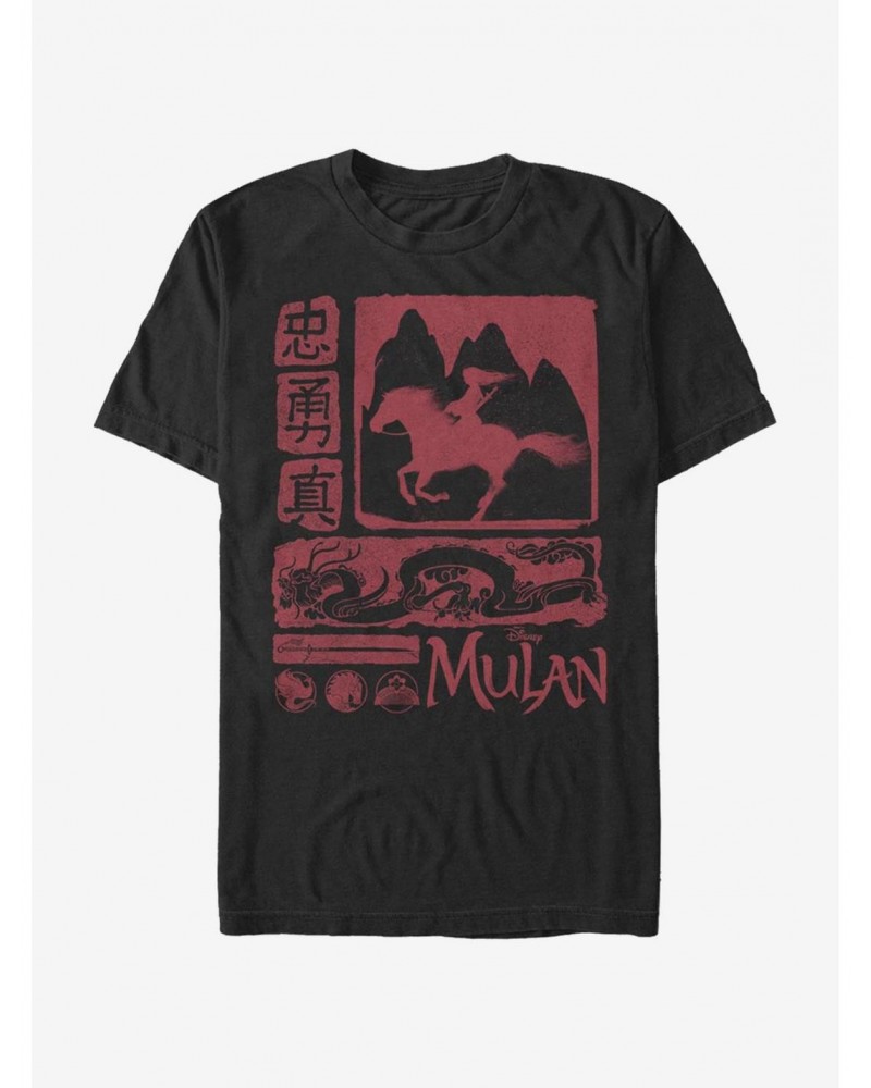 Disney Mulan Mulan Block T-Shirt $6.69 T-Shirts