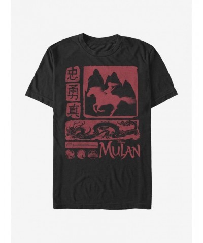 Disney Mulan Mulan Block T-Shirt $6.69 T-Shirts