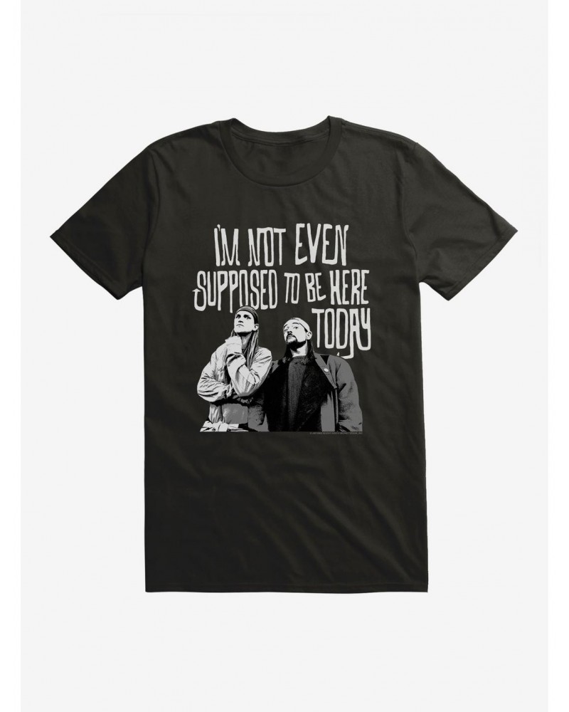 Jay And Silent Bob Not Supposed To Be Here T-Shirt $8.80 T-Shirts