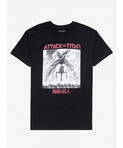 Attack On Titan The Rumbling Manga Panel T-Shirt $9.16 T-Shirts