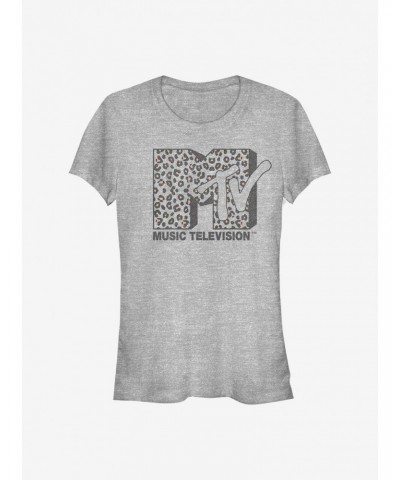 MTV Leopard Logo Girls T-Shirt $8.37 T-Shirts