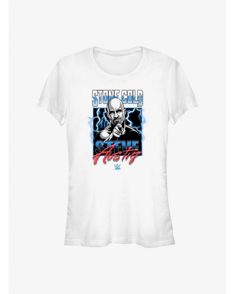 WWE Stone Cold Steve Austin Lightning Girls T-Shirt $6.57 T-Shirts