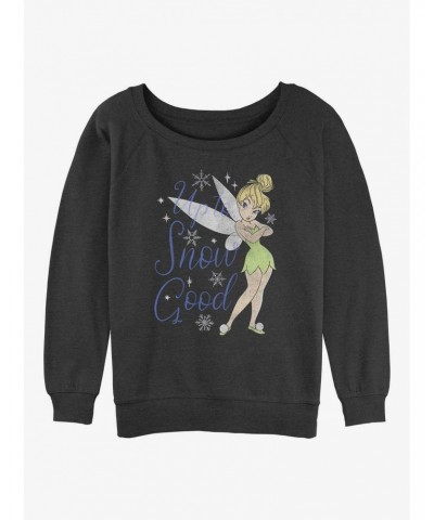 Disney Tinker Bell Snow Good Girls Slouchy Sweatshirt $10.33 Sweatshirts