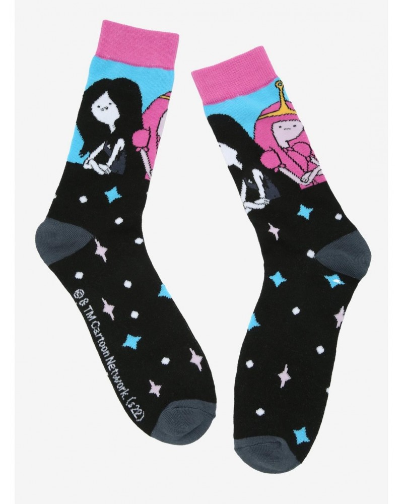 Adventure Time Marceline & Princess Bubblegum Crew Socks $2.65 Socks