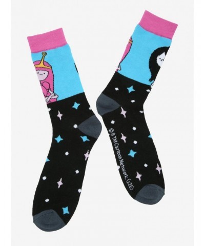 Adventure Time Marceline & Princess Bubblegum Crew Socks $2.65 Socks