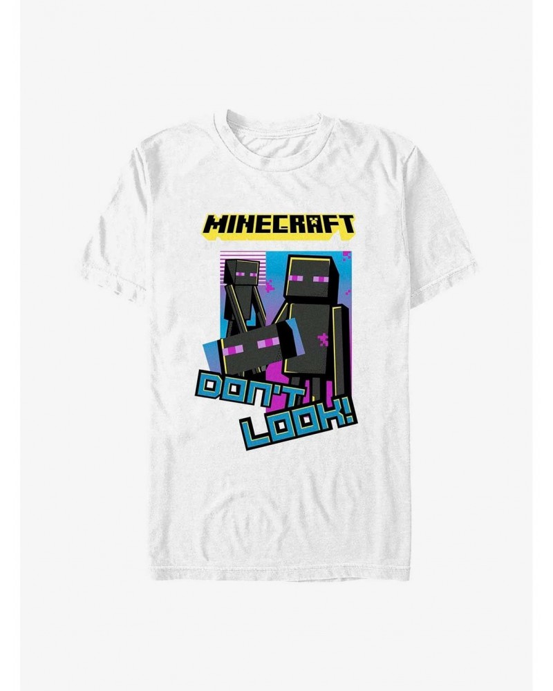 Minecraft Enderman Don't Look T-Shirt $8.41 T-Shirts