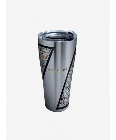 Friends Pattern 30oz Stainless Steel Tumbler With Lid $15.72 Tumblers