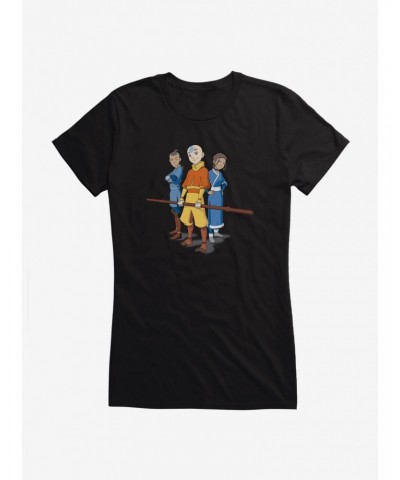 Avatar: The Last Airbender Heroes Girls T-Shirt $6.77 T-Shirts