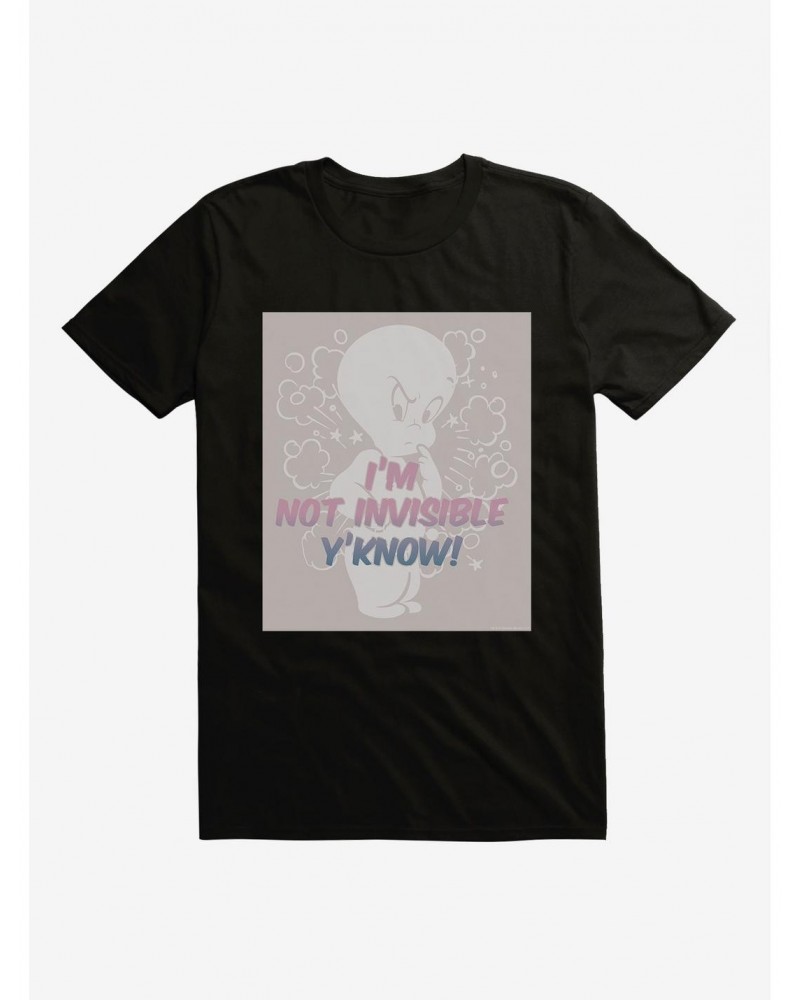 Casper The Friendly Ghost Not Invisible T-Shirt $9.80 T-Shirts