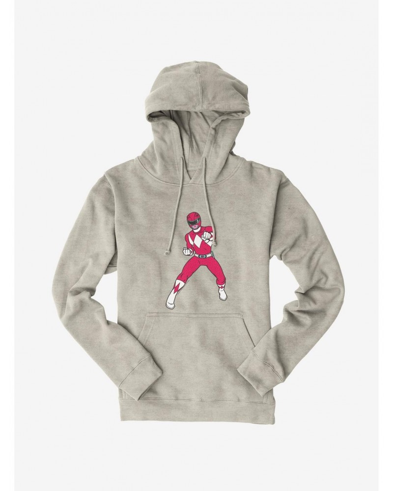 Mighty Morphin Power Rangers Red Ranger Punch Hoodie $12.57 Hoodies