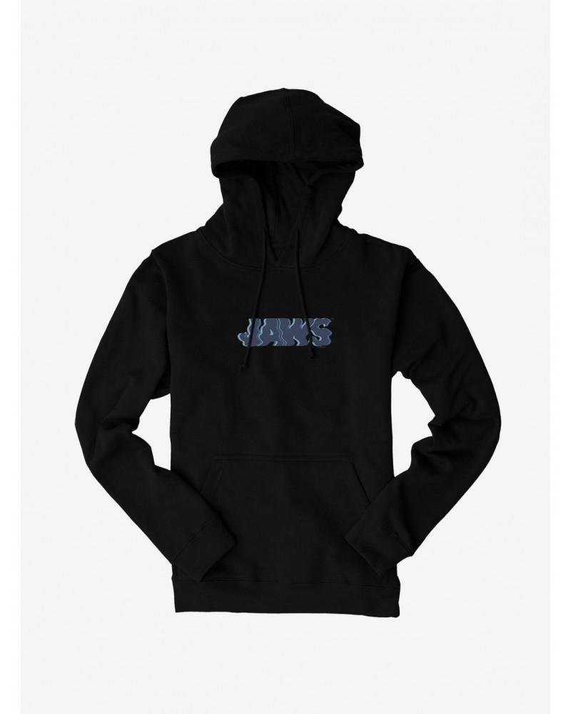 Universal Jaws Logo Waves Hoodie $12.93 Hoodies