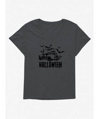 Hot Wheels Halloween Hot Rod Girls T-Shirt Plus Size $7.86 T-Shirts