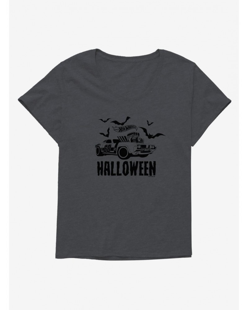 Hot Wheels Halloween Hot Rod Girls T-Shirt Plus Size $7.86 T-Shirts