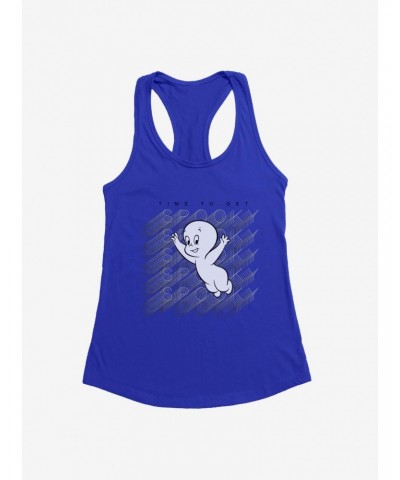 Casper The Friendly Ghost Virtual Raver Spooky Time Girls Tank $11.95 Tanks