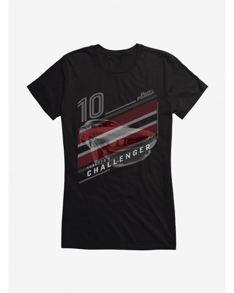 Fast & Furious Toretto's Challenger Girls T-Shirt $8.96 T-Shirts