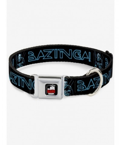 The Big Bang Theory Sheldon Bazinga Seatbelt Buckle Dog Collar $9.21 Pet Collars