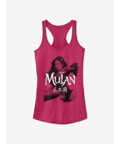 Disney Mulan Fighting Stance Girls Tank $9.56 Tanks