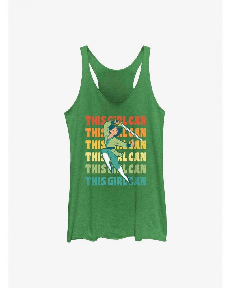 Disney Mulan This Girl Can Girls Tank $7.04 Tanks