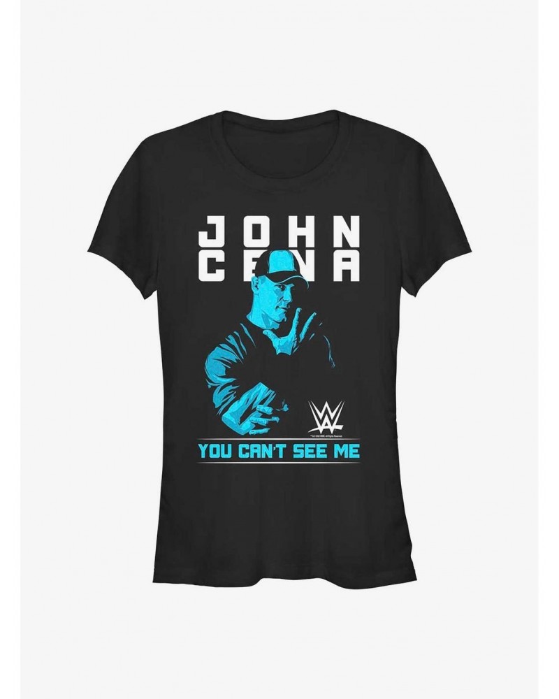 WWE John Cena You Can't See Me Girls T-Shirt $6.37 T-Shirts