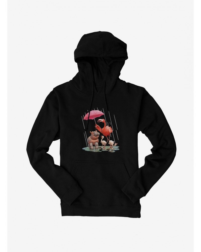 Fiona The Hippo Valentine's Day Staying Dry Hoodie $16.88 Hoodies