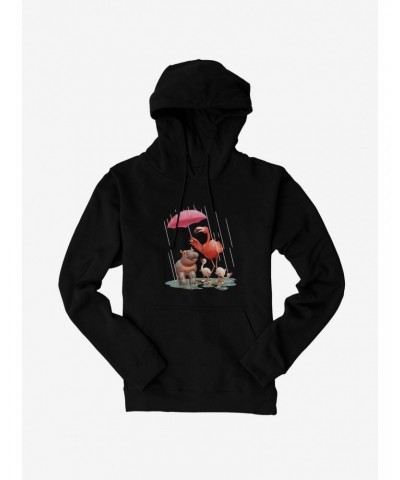 Fiona The Hippo Valentine's Day Staying Dry Hoodie $16.88 Hoodies