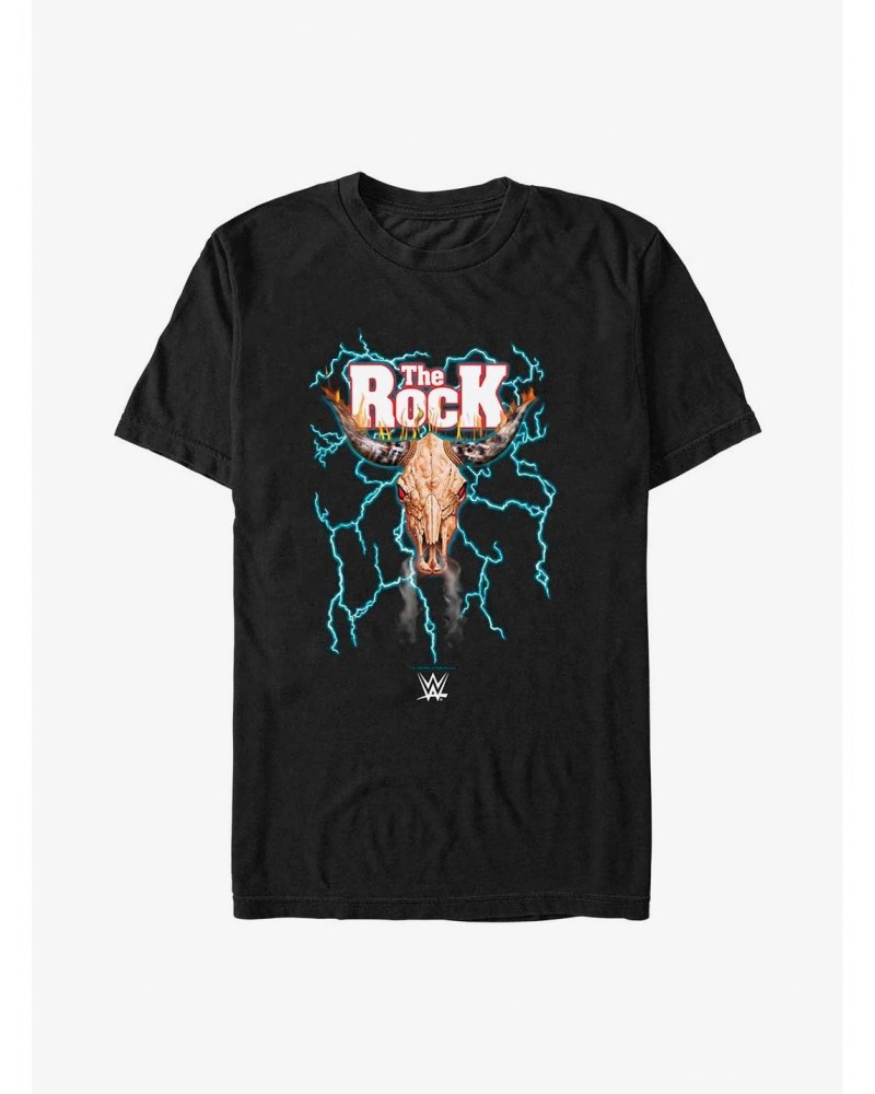 WWE The Rock Bull Skull Extra Soft T-Shirt $10.52 T-Shirts