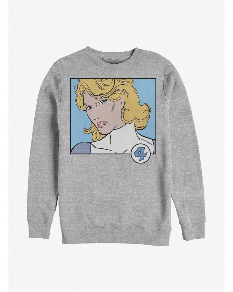 Marvel Fantastic Four Pop Susan Crew Sweatshirt $9.45 Sweatshirts