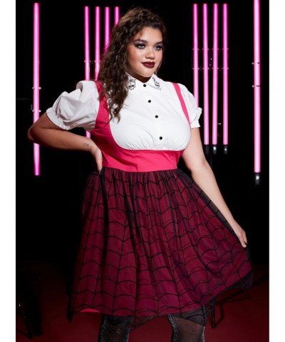 Monster High Draculaura Spiderweb Dress Plus Size $23.96 Dresses