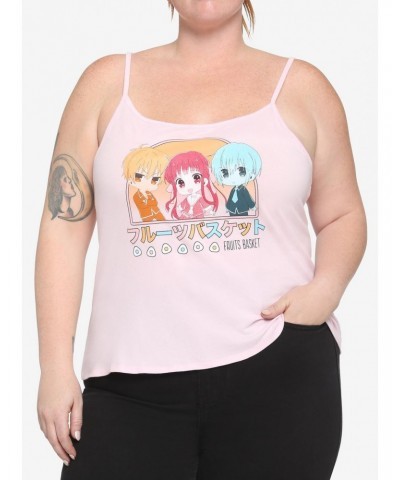 Fruits Basket Chibi Characters Girls Crop Cami Plus Size $7.28 Cami