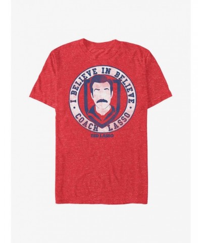 Ted Lasso Coach Lasso Believe T-Shirt $7.14 T-Shirts