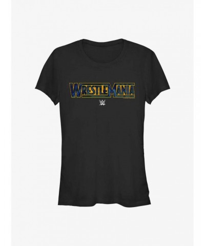 WWE WrestleMania Logo Girls T-Shirt $7.17 T-Shirts