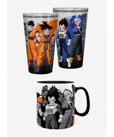 Dragon Ball Z Saiyans Glass And Mug Bundle $11.75 Plush Bundles