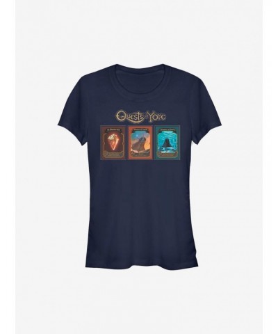 Disney Pixar Onward Quest Cards Girls T-Shirt $5.40 T-Shirts