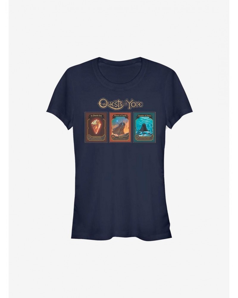 Disney Pixar Onward Quest Cards Girls T-Shirt $5.40 T-Shirts