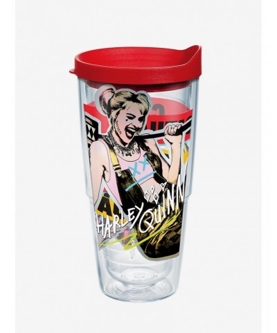 DC Comics Birds of Prey Harley Quinn 24oz Classic Tumbler With Lid $7.56 Tumblers