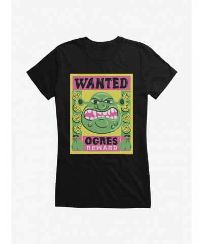 Shrek Wanted Ogres Poster Girls T-Shirt $7.77 T-Shirts