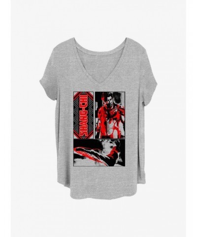 Marvel Shang-Chi and the Legend of the Ten Rings Sequence Girls T-Shirt Plus Size $6.94 T-Shirts