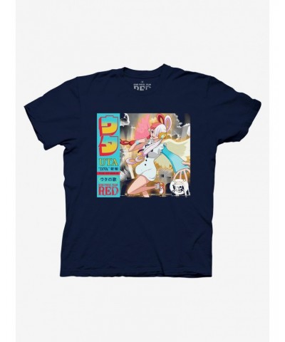 One Piece Film: Red Uta Record Cover T-Shirt $4.32 T-Shirts